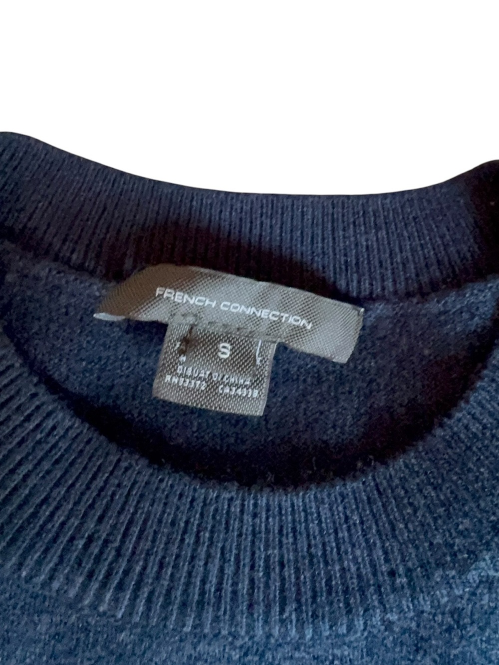 French Connection Color-block Crewneck Sweater - Picture 5 of 6